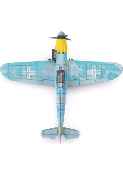 Banbo Ikinci Dünya Savaşı BF109 Avcı Uçağı 4d Monte Edilmiş 1:48 Uçak Modeli (Yurt Dışından)