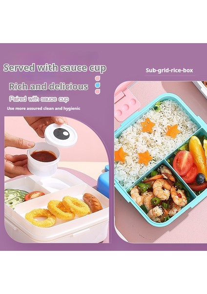 Banbo Karikatür Öğrenci Bento Kutusu Öğle Yemeği Kutusu (Yurt Dışından)