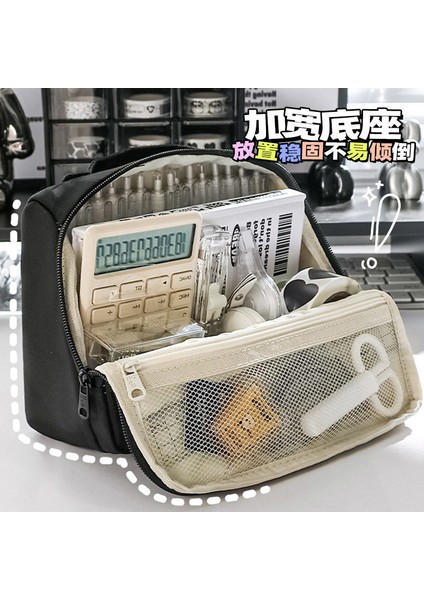 Büyük Kapasiteli Öğrenci Kalem Kutusu Saklama Çantası Öğrenci Okula Dönüş Malzemeleri (Yurt Dışından) fiyatları