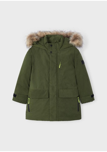 Yakası Kürklü Erkek Çocuk PARKA_MNVS4468