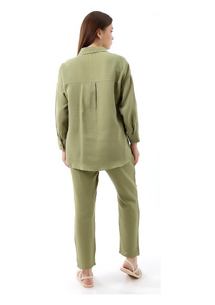 Keten Jogger Beli Lastikli Pantolon indirimleri