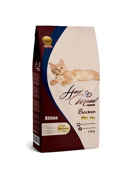 Premium Tavuklu Yavru Kedi Maması 15 kg