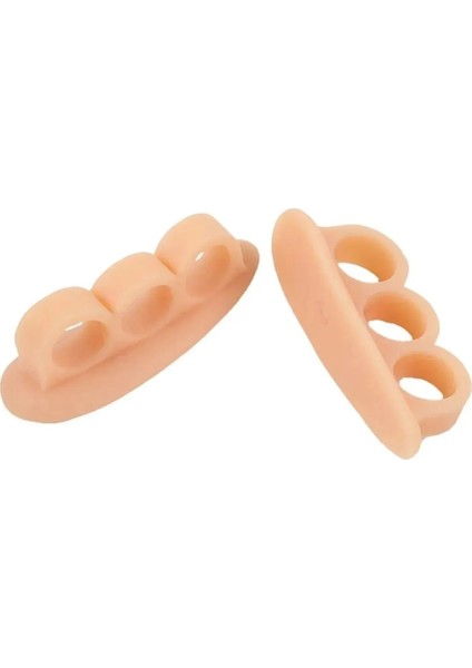 Bej Ayak Parmak Düzeltici 3 Parmağa Geçen Çekiç Parmak Koruyucu Makaralı Silikon Parmak Koruyucu fiyatları