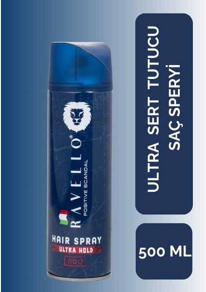 Profesyonel Saç Spreyi 500ml - Parfümlü Saç Spreyi Ultra Strong Flexible Saç Spreyi