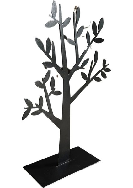 Metal Ağaç Kolye ve Zincir Standı (Siyah) Takı Düzenleme Organizatör (20 cm ) fiyatları