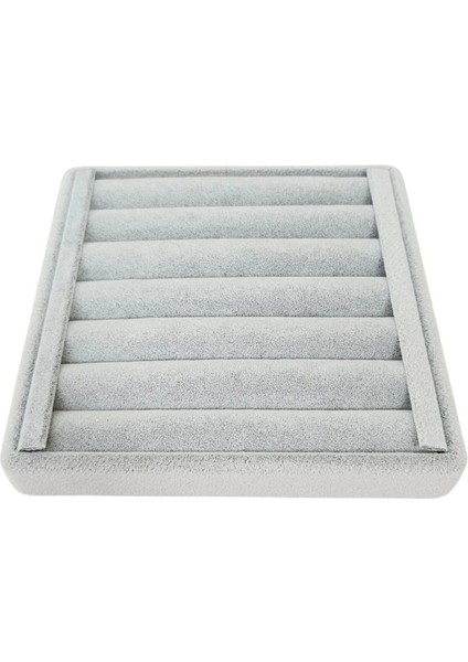 Bilezik & Bileklik & Kelepçe Gri Süet Standı-Tablası ve Düzenleyici Orta 15X15 cm fiyatları