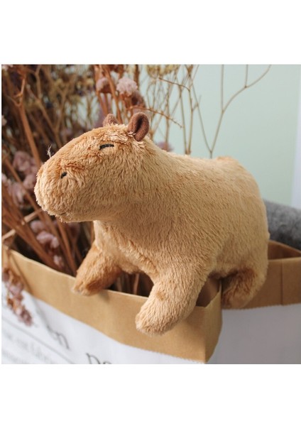 Kıllı Su Tüylü Oyuncak Peluş Oyuncak Yumuşak Gerçek Hayat Kapibara Çocuk Oyuncak Peluş Araba Noel Hediyesi 18 cm (Yurt Dışından) modelleri