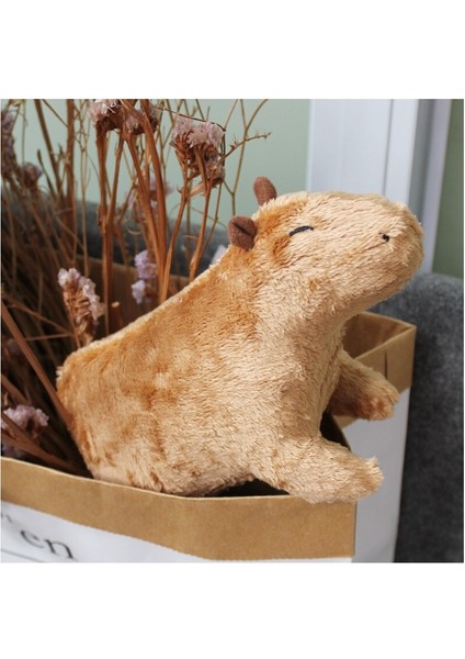 Kıllı Su Tüylü Oyuncak Peluş Oyuncak Yumuşak Gerçek Hayat Kapibara Çocuk Oyuncak Peluş Araba Noel Hediyesi 18 cm (Yurt Dışından) fırsatları