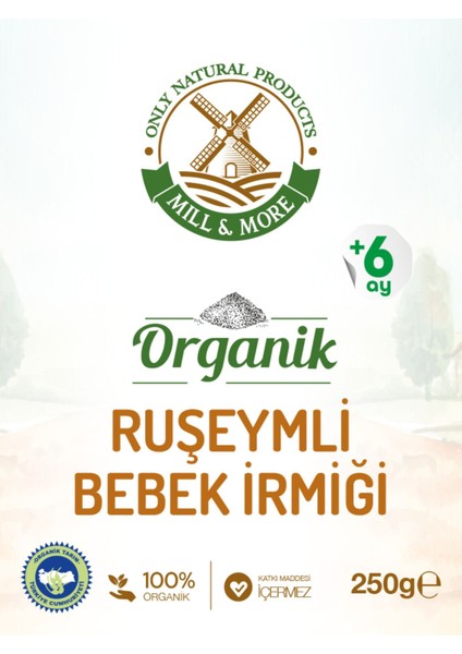 Mill & More 2'li  Ruşeymli Bebek Irmiği 250 gr +6 Ay