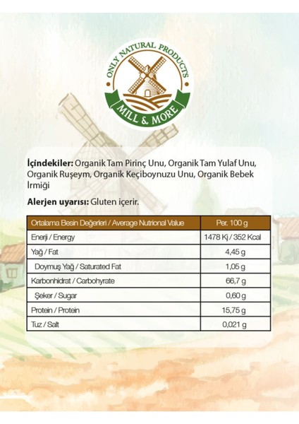 Mill & More 2'li  Bebek Muhallebisi 300 G +6 Ay