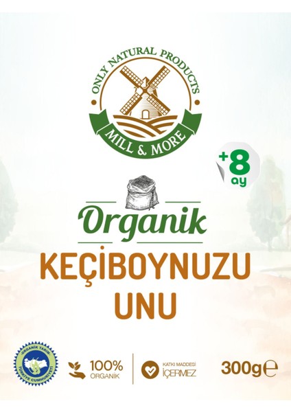 Mill & More 2'li  Keçiboynuzu Unu 300 G +8 Ay