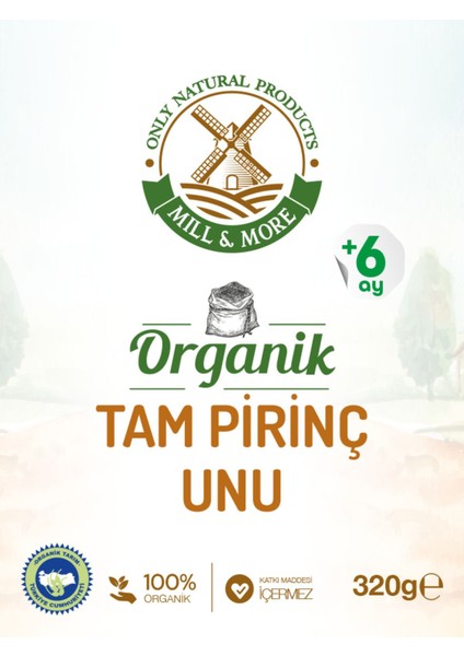 Tam Pirinç Unu 320 G + Bebek Irmiği 330 G Seti