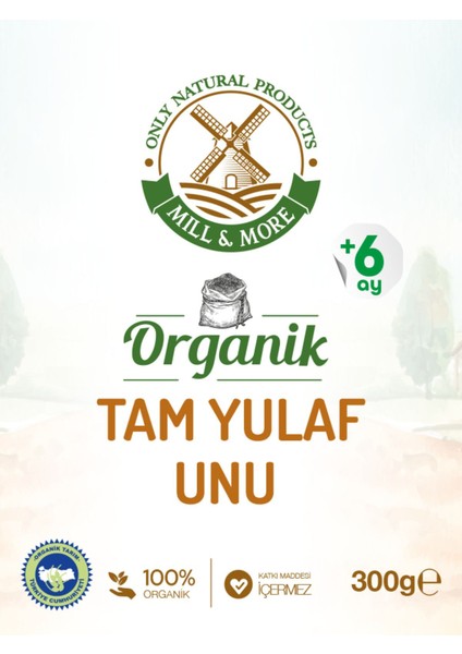 Ruşeymli Bebek Irmiği 250 G + Tam Yulaf Unu 300 G Seti