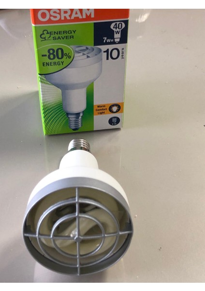 5 Adet Osram R50 Spot Ampul -7W=40W Sarı 2500 Kelvin Tasarruflu Lamba - E14 Ince Duylu