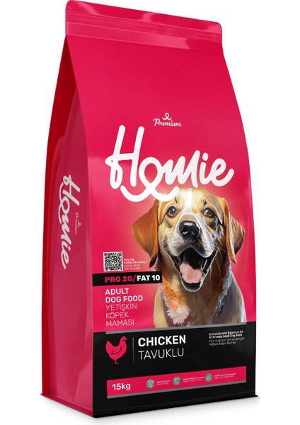 Premium Tavuklu Yetişkin Köpek Maması 15 kg