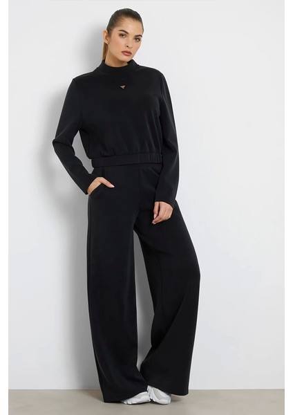 Kadın Normal Bel Wide Leg Jean Pantolon