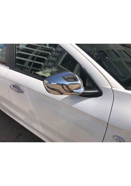 Peugeot 301 Krom Ayna Kapağı 2 Prç. 2012 ve Üzeri Paslanmaz Çelik