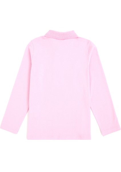 U.S. Polo Assn. Kız Çocuk Pembe Sweatshirt 50296377-VR041