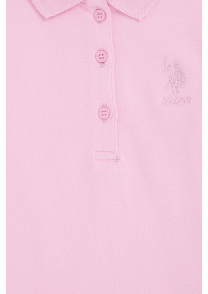 U.S. Polo Assn. Kız Çocuk Pembe Sweatshirt 50296377-VR041