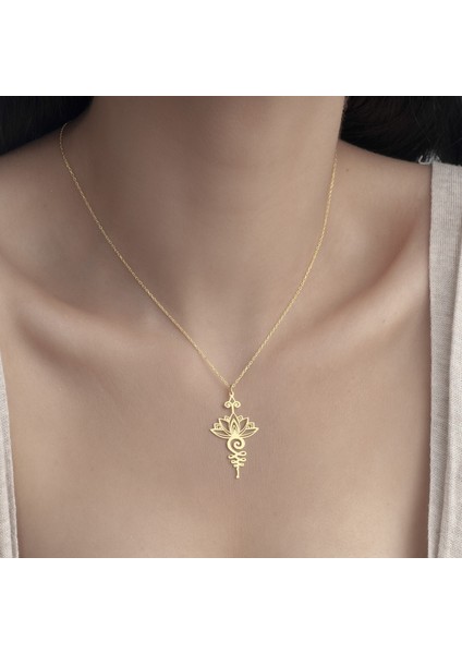 925 Ayar Gümüş Nefes Meditasyon Kolye