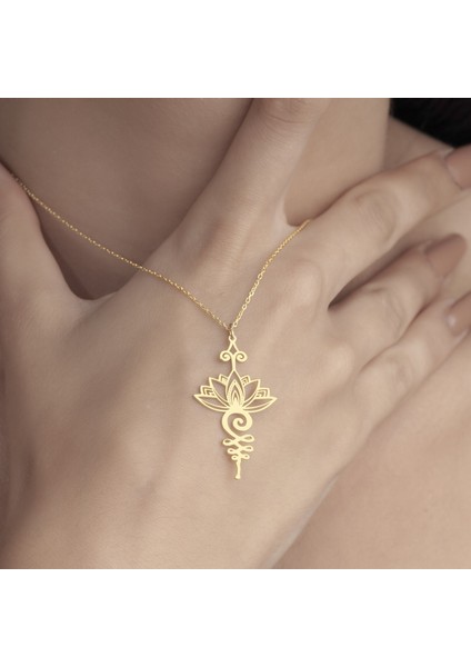 925 Ayar Gümüş Nefes Meditasyon Kolye