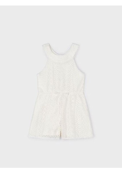 Kız Çocuk Güpürlü Kısa Tulum 3862 fiyatları