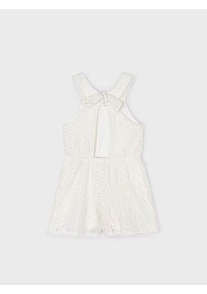 Kız Çocuk Güpürlü Kısa Tulum 3862 modelleri