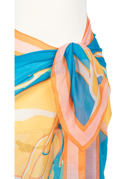 Desenli Pareo 100X140 cm