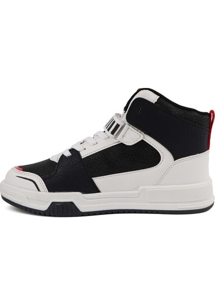 King Uzun Çocuk Sneaker Spor Ayakkabı Siyah - Kırmızı fırsatları