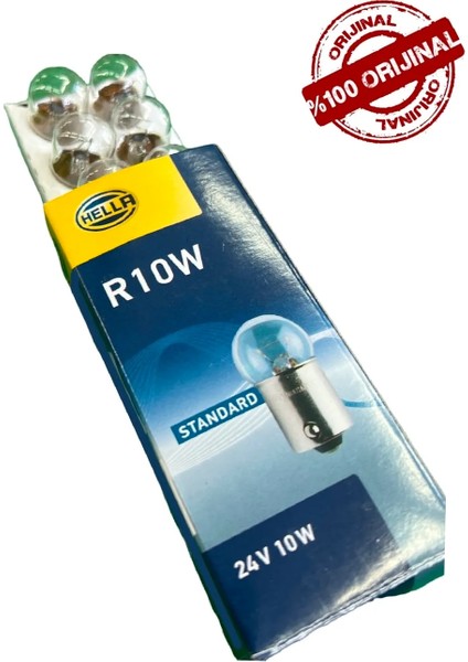 Hella 24 Volt 10 Waat 67 Park Ampülü 10 Adet