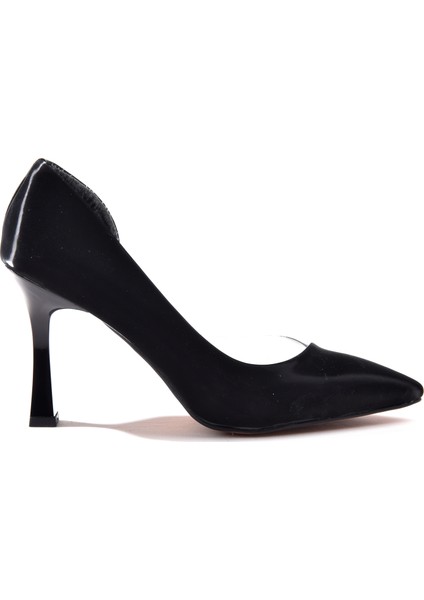 653 Kadın Şeffaf Detaylı Klasik Stiletto