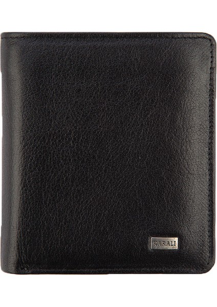 Deri Erkek Cüzdan Siyah-Taba C160-13