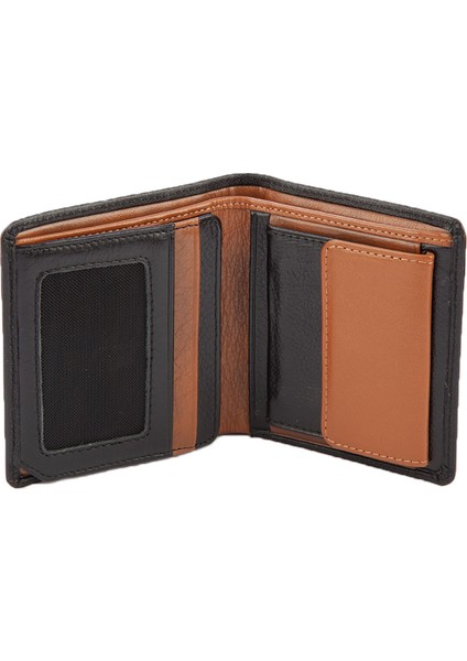 Deri Erkek Cüzdan Siyah-Taba C160-13 modelleri