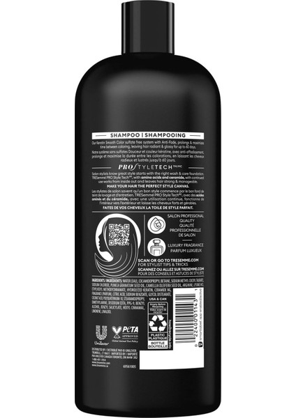 Keratin Smooth Color Renk Koruyucu Şampuan 828ML