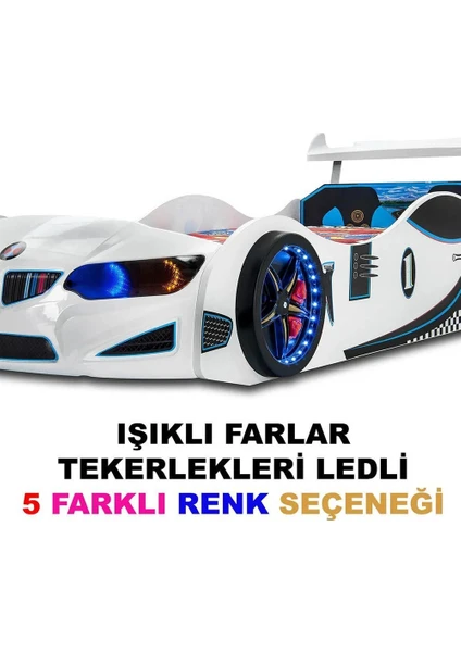 Gt1 - M7 - Bmw - Beyaz Arabalı Yatak, Beyaz