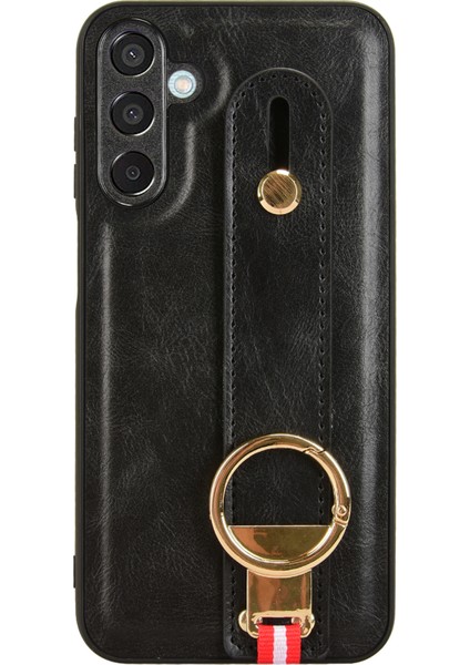 Samsung Galaxy M15 5g Kılıf Şişe Açacağı Bileklik Deri+Pc+Tpu Telefon Kapağı-Siyah (Yurt Dışından) modelleri