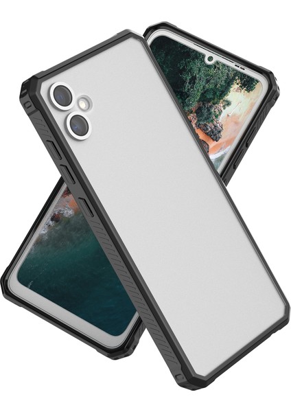 Samsung Galaxy A05 4g Kılıf Anti-Drop Pc+Tpu Telefon Kapağı-Siyah (Yurt Dışından) fiyatları