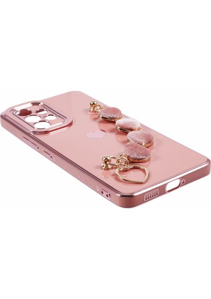 Samsung Galaxy A52 4g/5g Tpu Kılıf Kalp Zincir Askılı,galvanik Telefon Kapağı-Pembe (Yurt Dışından) indirimleri