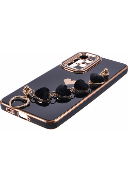 Samsung Galaxy A52 4g/5g Tpu Kılıf Kalp Zincir Askılı,galvanik Telefon Kapağı-Siyah (Yurt Dışından) fırsatları