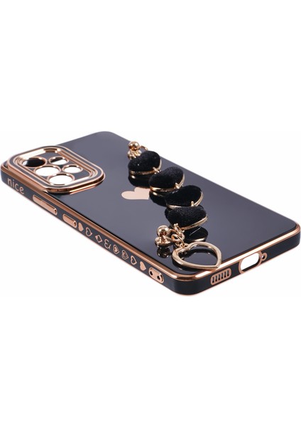 Samsung Galaxy A52 4g/5g Tpu Kılıf Kalp Zincir Askılı,galvanik Telefon Kapağı-Siyah (Yurt Dışından) indirimleri