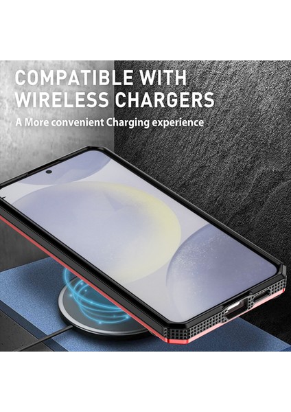 Samsung Galaxy S24+ Kılıf Kickstand Hibrit Manyetik Telefon Kılıfı-Siyah (Yurt Dışından) modelleri