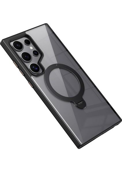 Samsung Galaxy S24 Ultra Kılıf Tpu+Magsafe-Siyah ile Uyumlu Akrilik Şeffaf Telefon Kapağı (Yurt Dışından) fiyatları