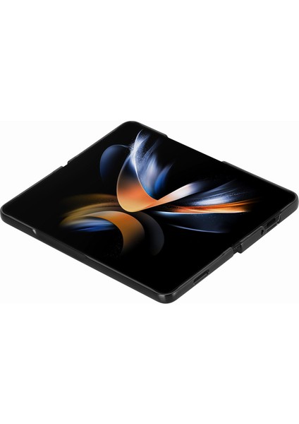 Samsung Galaxy Z Fold6 5g Kılıf Karbon Fiber Dokulu Deri Arka Kapak Kaymaz-Yeşil (Yurt Dışından)