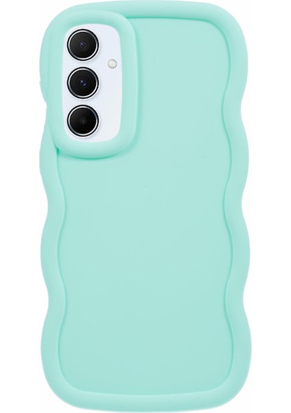 Samsung Galaxy M14 5g Kılıf Tpu Telefon Kılıfı Dalga Çerçeveli-Açık Yeşil (Yurt Dışından)