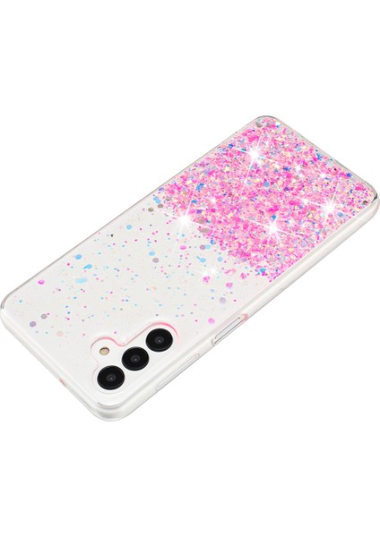 Samsung Galaxy A54 5g Kılıf Epoksi Parlak Payetler Çizilmez Tpu Telefon Kapağı-Pembe (Yurt Dışından) modelleri
