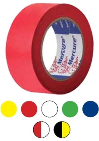 Yer Işaretleme Bandı Kırmızı 48MM.*30MT. - 5 Adet