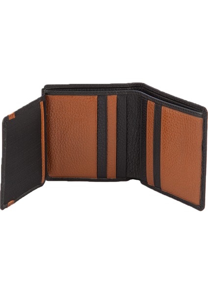 Deri Erkek Cüzdan Siyah-Taba C162-13 fırsatları