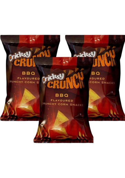 Cricksy Crunch Bbq Soslu Cıps Barbakü Soslu Cips 3 Lü Paket