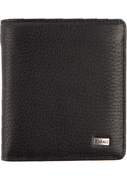 Deri Erkek Cüzdan Siyah-Bordo C162-15