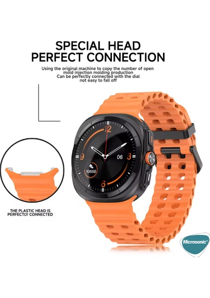 Samsung Galaxy Watch Ultra Kordon Flexi Sport Beyaz